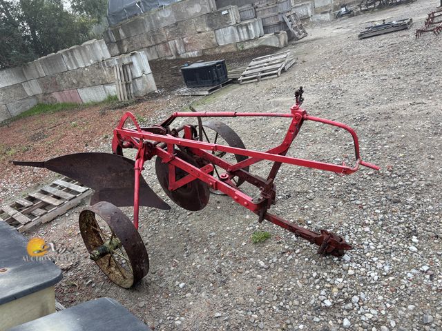 Lot 83-1055 - Case One Bottom Plow on Steel Wheels