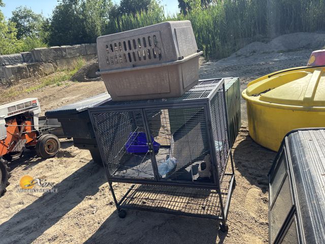 Lot 83-1028 - Two Small Animal Cages