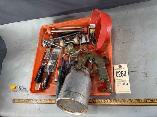 Lot 83-0260 - Lot of Painting Supplies