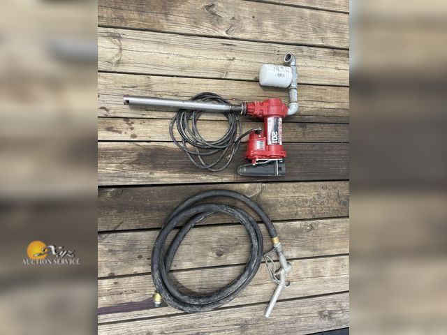 Lot 83-1003 - Fill-Rite 12v Fuel Transfer Pump with Hose and Nozzle