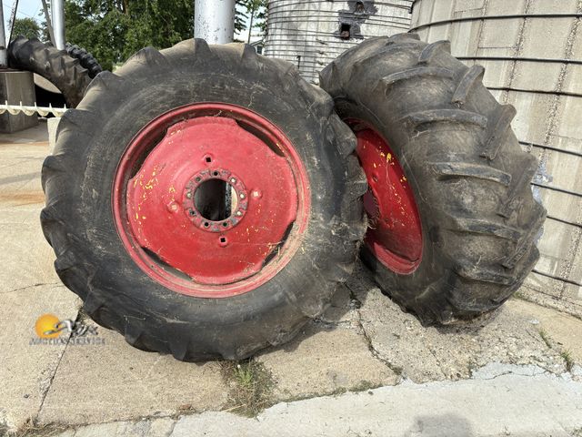 Lot 83-1018 - Two 18.4-34 Tires on 9 Bolt Rims