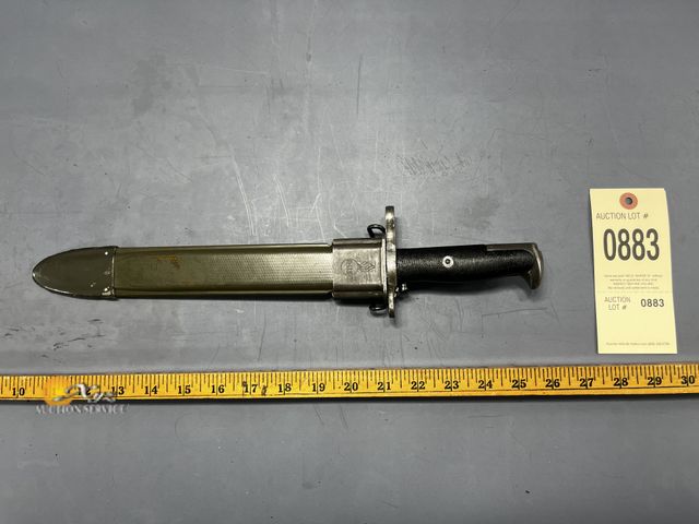 Lot 83-883 - M1 Garand Bayonet and Sheath