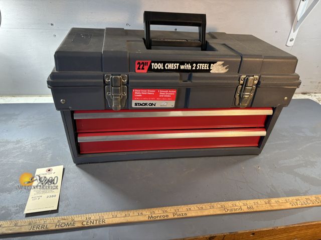 Lot 83-2380 - 22" Tool Chest with 2 Steel Drawers