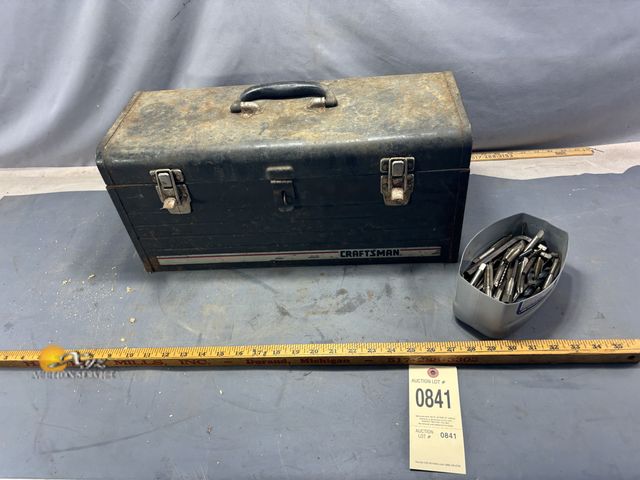 Lot 83-0841 - Craftsman Toolbox with Contents