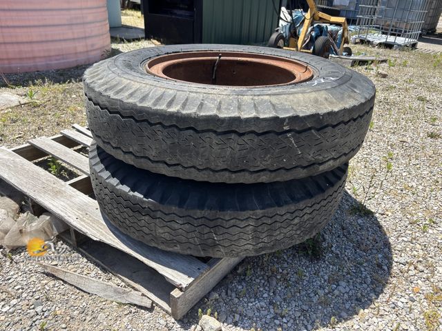 Lot 83-3027 - Two 9.00x20 Tires and Rims