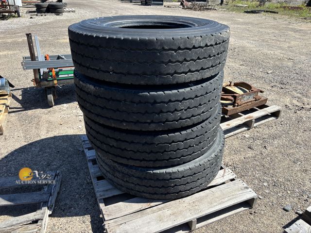 Lot 83-3004 - Four 11R 22.5 Tires