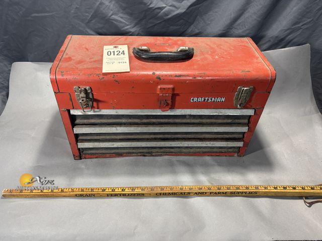 Lot 83-0124 - Craftsman Toolbox with Contents