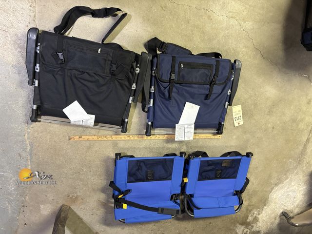 Lot 83-2113 - Four Folding Stadium Seats