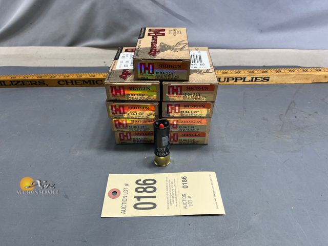 Lot 83-0186 - 9 boxes of 12GA Hornady 2 3/4" 300GR SST