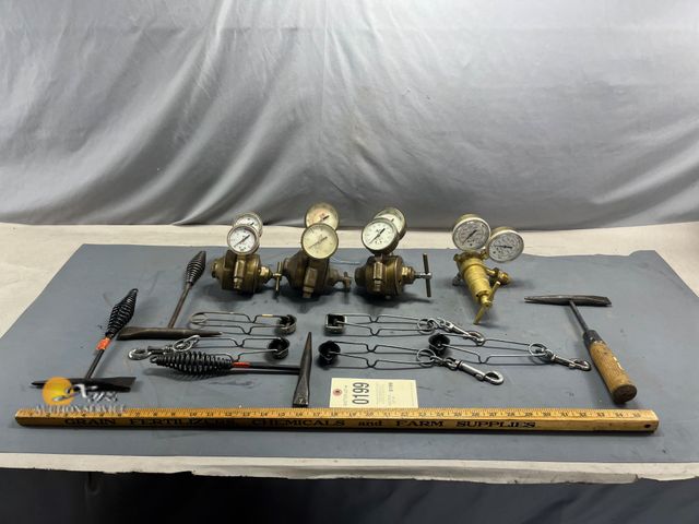 Lot 83-198 - Regulators, Strikers, and Chipping Hammers