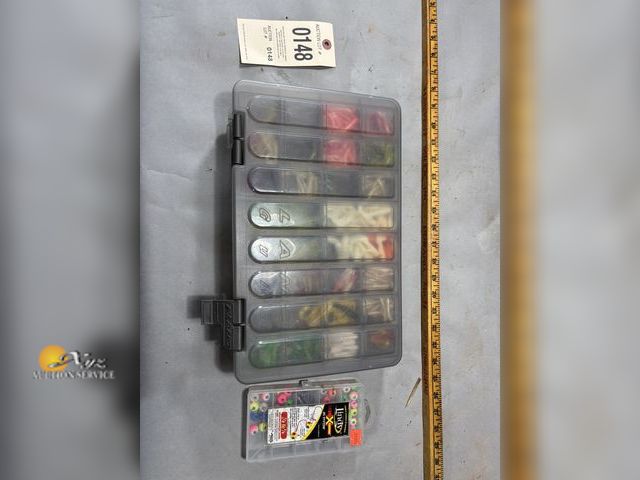 Lot 83-0148 - Tackle Box with Tackle and Jigheads