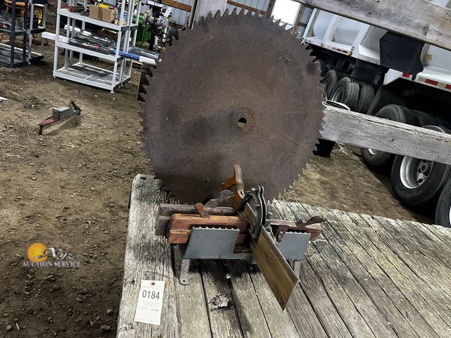 Lot 83-184 - Hand Saw and Buzz Saw