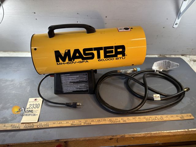 Lot 83-2330 - Master Portable Propane 60,000 BTU Air Heater