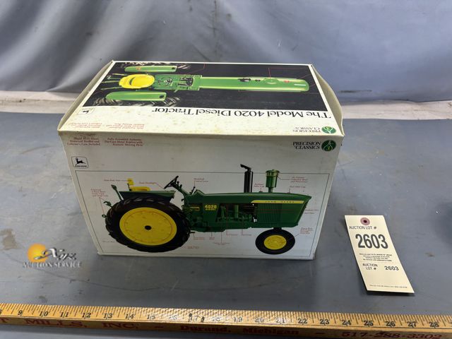 Lot 83-2603 - Precision Classics 3 John Deere The Model 4020 Diesel Tractor Toy Tractor