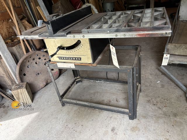 Lot 83-0587 - Craftsman Table Saw