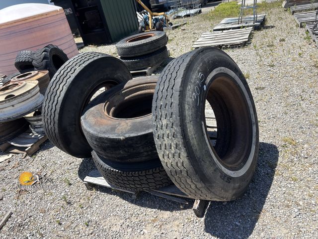 Lot 83-3025 - Four 295/75R 22.5 Tires and Rims