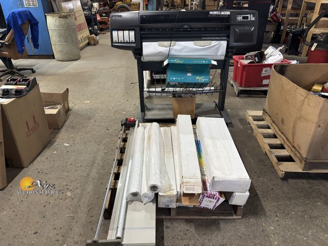 Lot 83-1006 - DesignJet 1050C Printer with Paper