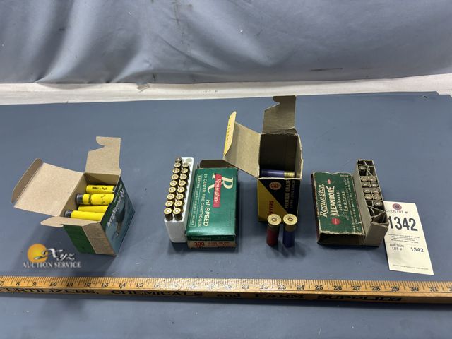 Lot 83-1342 - Lot of Miscellaneous 300 Savage and 16 GA Ammo