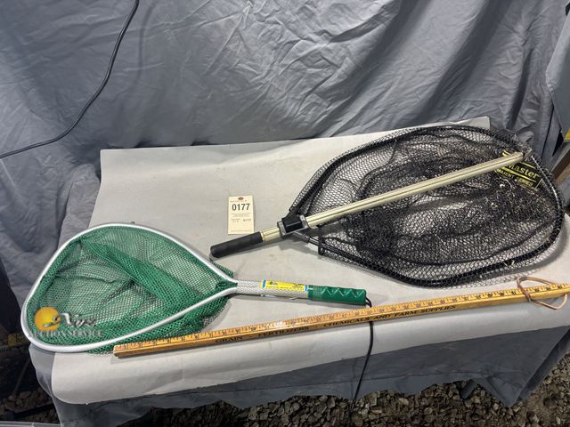 Lot 83-0177 - Two Fishing Landing Nets