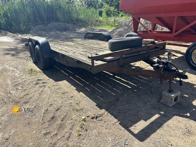 Lot 83-1028 - 16ft Flat Bed Trailer