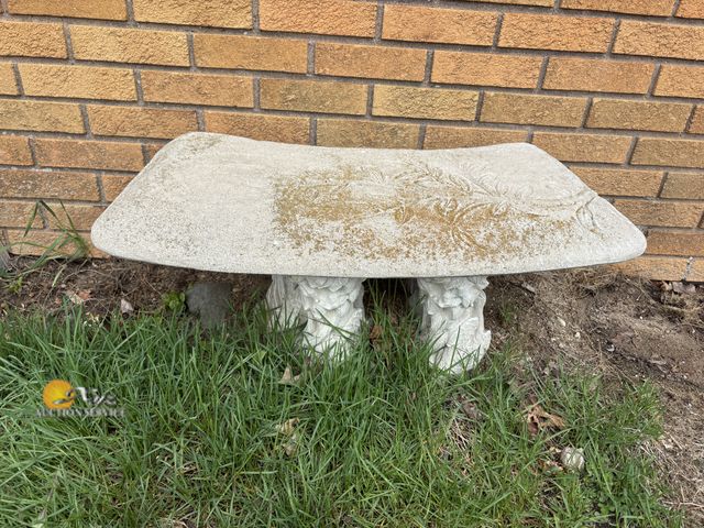 Lot 83-1019 - Concrete Garden Bench