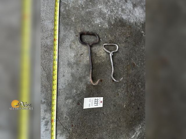Lot 83-2221 - Two Hay Hooks