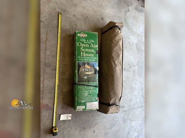 Lot 83-2310 - Open Air Screen House and Straight Wall Gazebo