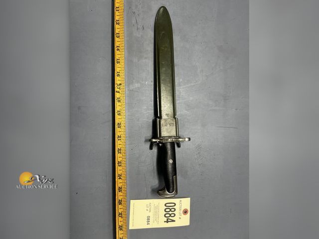 Lot 83-884 - M1 Garand Bayonet and Sheath