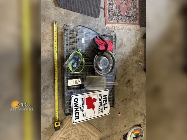 Lot 83-2137 - Dog Crate and Pet Care Items