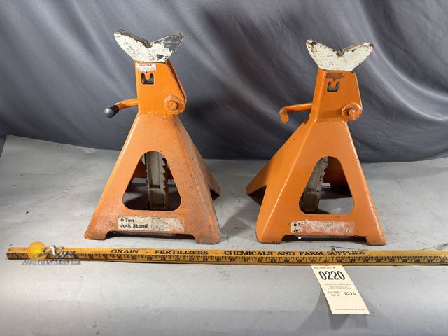 Lot 83-0220 - Pair of 6 Ton Jack Stands