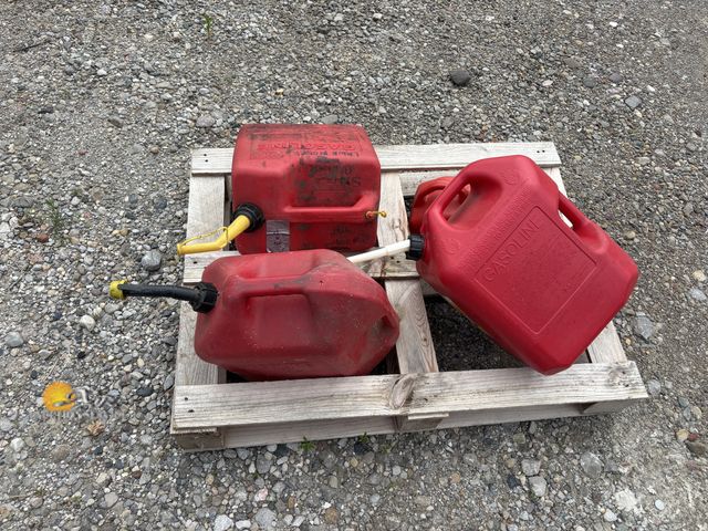 Lot 83-1020 - Four Gas Cans