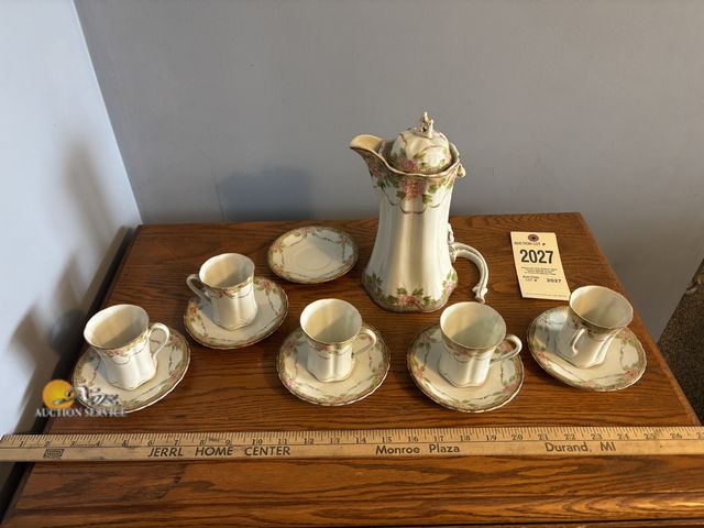 Lot 83-2027 - Nippon Hand Painted Pitcher Set for Five