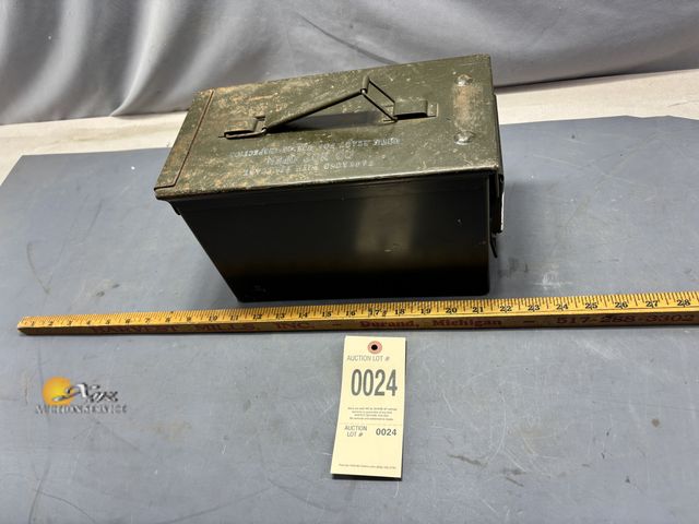 Lot 83-0024 - Ammo Container with 40 Cal. 165 GR Jacketed