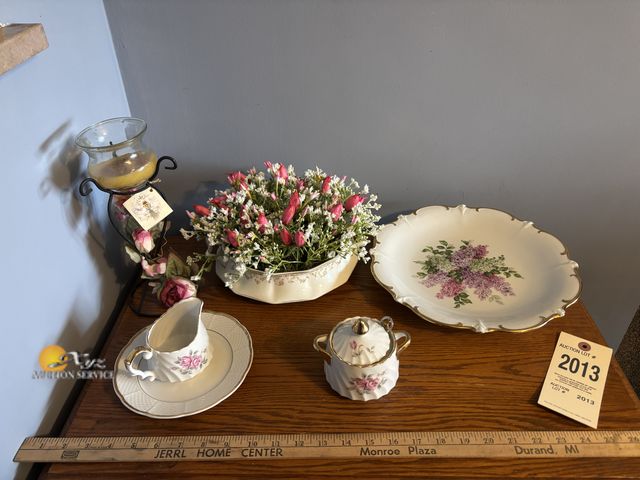 Lot 83-2013 - Lilac Time Schumann Plate Platter, Mel Rose Plate, Lefton China, Johnson Brothers England Dish