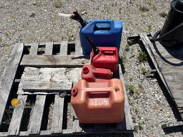 Lot 83-4005 - Three Gas Cans and One Kerosene Can