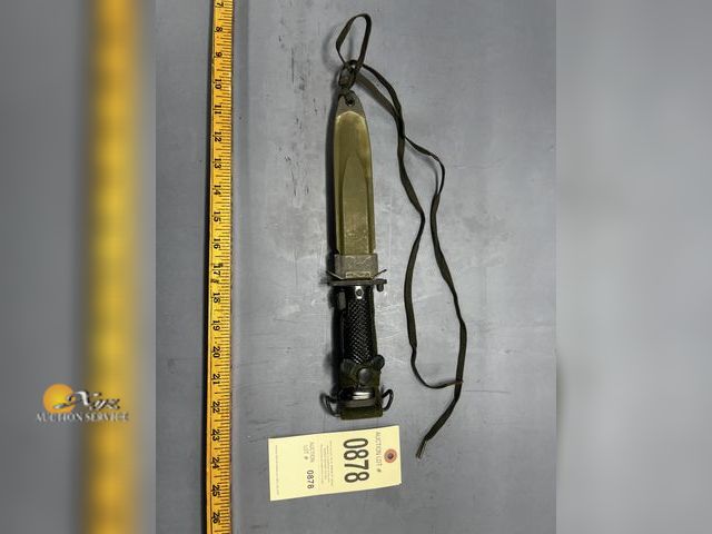 Lot 83-878 - M5A1 Bayonet and Sheath