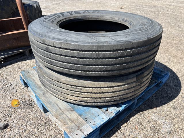 Lot 83-3003 - Two GoodYear 11R 24.5 Tires