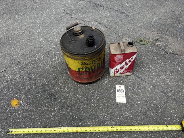 Lot 83-0803 - Two Gas Cans