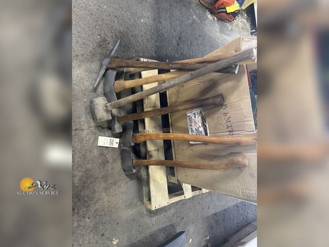 Lot 83-2282 - Lot of Miscellaneous Axes and Sledge Hammers