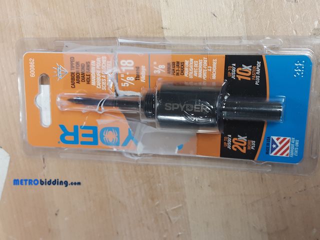 Lot 88-501690 - Spyder 3/8-in Diamond Carbide Hole Saw Arbor in the Hole Saw Arbors
