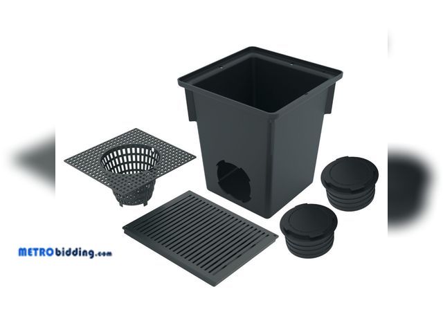Lot 88-496009 - Catch Basin Kit 10 x 10-Black