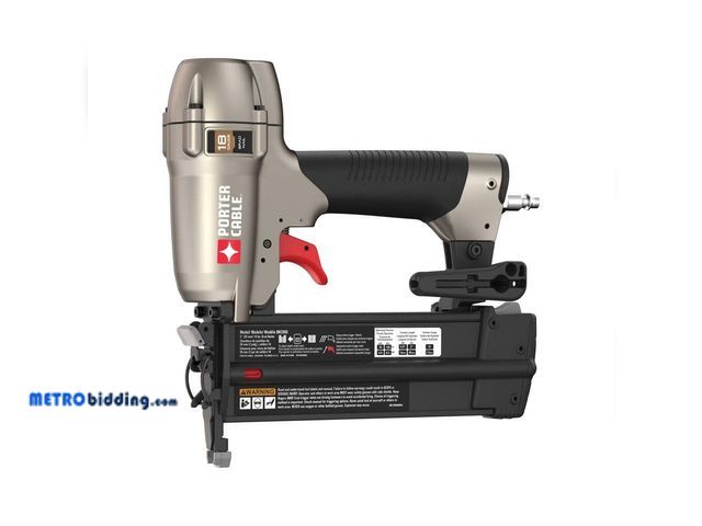 Lot 88-491831 - Porter-Cable 18-Gauge Pneumatic Brad Nailer Kit BN200C