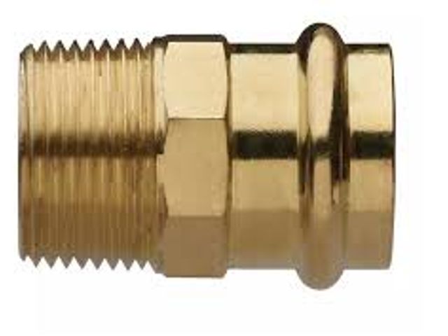 Lot 88-491429 - 10 pack FNW 1 in. Copper Press x MPT Brass Adapter FNW5V0076G
