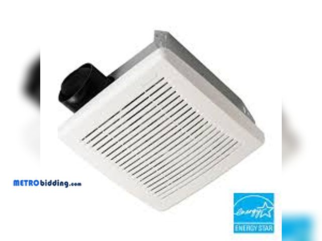 Lot 88-480701 - Broan-NuTone 50 CFM Ceiling Bathroom Exhaust Fan with No-Cut Installation, Quiet Operation 696NE