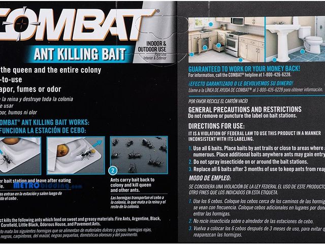 Lot 88-492919 - Combat Ant Killing Bait Stations, 6 Count , lot of 2