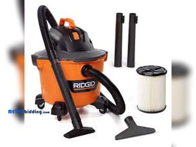 Lot 88-480045 - RIDGID 9 Gal. 4.25 Peak HP NXT Shop Vacuum Wet Dry Vac with General Debris Filter, Locking Hose and ...
