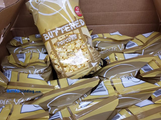 Lot 88-494495 - Lot of (16ct) 5oz Coyote Valley Buttered Popcorn Best by 05/01/2026