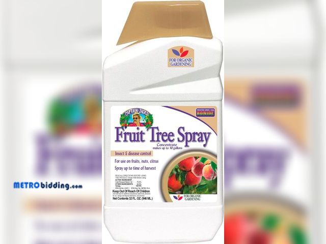 Lot 88-498317 - Bonide Captain Jack's Fruit Tree Spray, 32 oz Concentrate, Insect &amp; Disease Control Spray for Or...