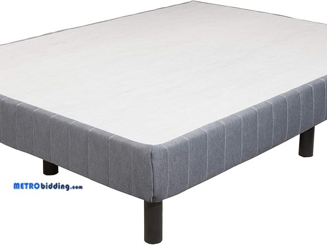 Lot 88-480589 - California King Hollywood Bed Frame Enforce Base Platform, Gray