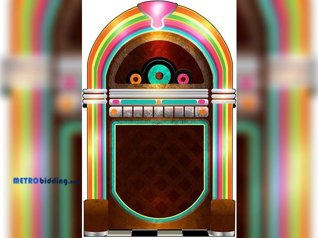 Lot 88-492403 - Cardboard People 50's Juke Box Life Size Cardboard Cutout Standup